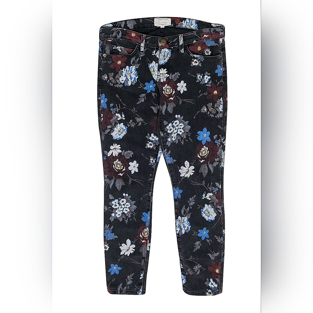 Current/Elliott Stiletto Floral Jeans